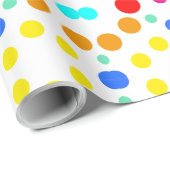 Grafikverpackungspapier für Regenbogen Geschenkpapier (Rolleneckpunkt)
