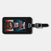 Grafikwanderung des Qilin-Gebirges Gepäckanhänger (Vorderseite horizontal)