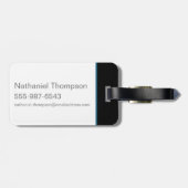 Grafikwanderung des Qilin-Gebirges Gepäckanhänger (Rückseite horizontal)