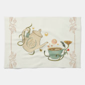 Grafikwerk, Beige Tea Time Geschirrtuch (Horizontal)