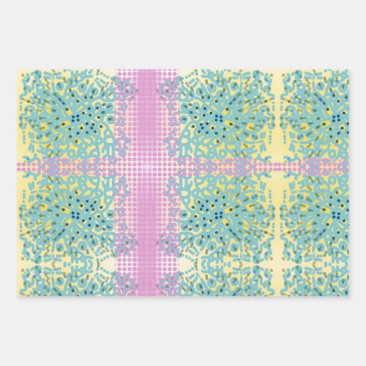 GRAFIKWRAPPPAPIER GESCHENKPAPIER SET (Vorderseite 3)