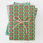 GRAFIKWRAPPPAPIER GESCHENKPAPIER SET (Beispiel)