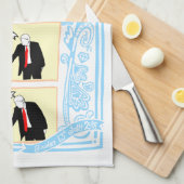 Gräfin Airlies des Händedruck-Andenken-Tee-Tuches Geschirrtuch (Viertel Falte)