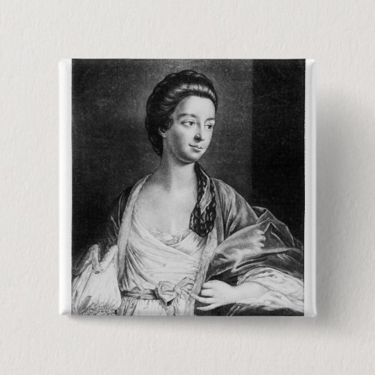 Gräfin Elizabeth Chudleigh von Bristol Button (Vorderseite)