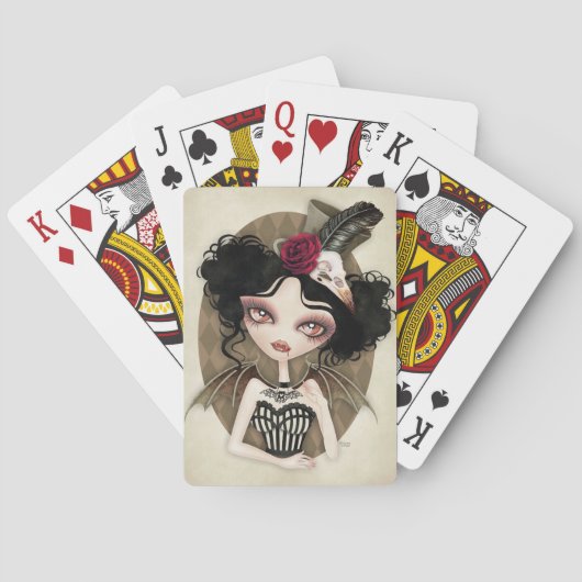 Gräfin Nocturne Spielkarten (Rückseite)