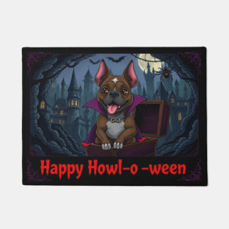 Gräfin Pitbull Frohes Howl-o-ween Fußmatte