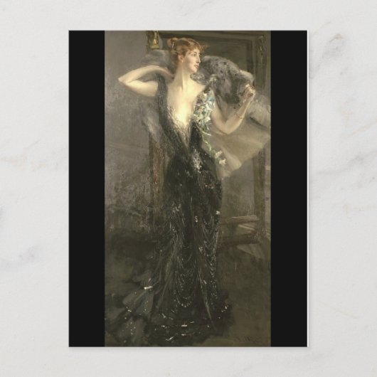 Gräfin Speranza - Boldini Postkarte (Vorderseite)