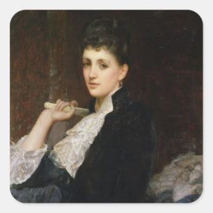 Gräfin von Airlie Quadratischer Aufkleber