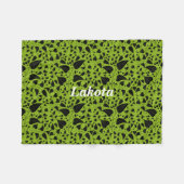 Grafisch-grüne Reben der Pflanze Fleecedecke (Vorderseite (Horizontal))