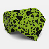 Grafisch-grüne Reben der Pflanze Krawatte (Gerollt)