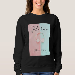 Grafisch Inspirierend Entspannend Kurzarm Komfort Sweatshirt