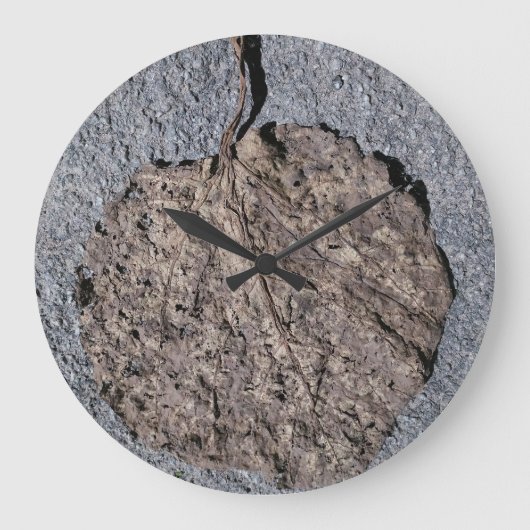 Grafisch/Strukturiert Große Wanduhr (Vorderseite)