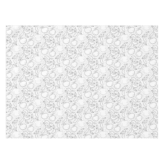 Grafische Äpfel. Tischdecke (Vorderseite (Horizontal))