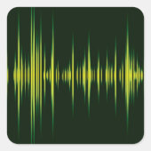 Grafische Ausgleichsticker Quadratischer Aufkleber (Vorderseite)