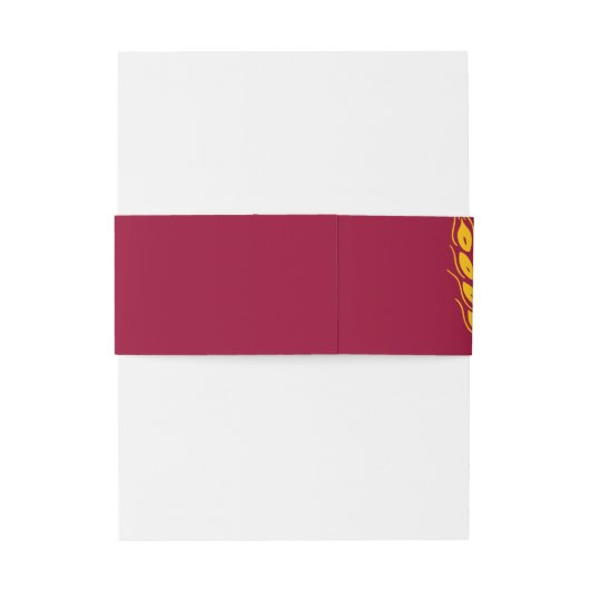 Grafische Bäckerei der Weizenohren backte Einladungsbanderole (Rückseitenbeispiel)