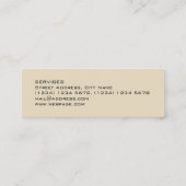 Grafische Bildabdeckung des Bohrgerätfadens Mini Visitenkarte (Rückseite)