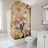 Grafische Blume Duschvorhang (Beispiel)