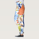 Grafische Blume - enge Leggings (Links)