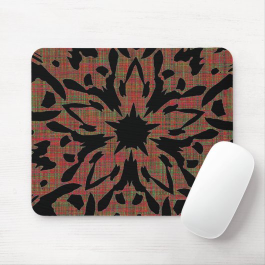 Grafische Blume Mousepad (Mit Mouse)