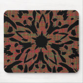 Grafische Blume Mousepad (Vorne)