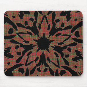 Grafische Blume Mousepad