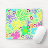 Grafische Blumen Mousepad (Mit Mouse)