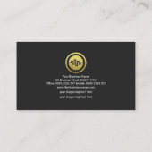 Grafische Börse Index Finanzsektor Visitenkarte (Rückseite)