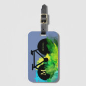 grafische Darstellung der städtischen Fahrradkunst Gepäckanhänger (Vorderseite Vertikal)