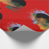 grafische Darstellung der städtischen Fahrradkunst Geschenkpapier (Ecke)