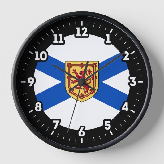 Grafische Dial für die Nova Scotia-Flagge Uhr (Vorderseite)