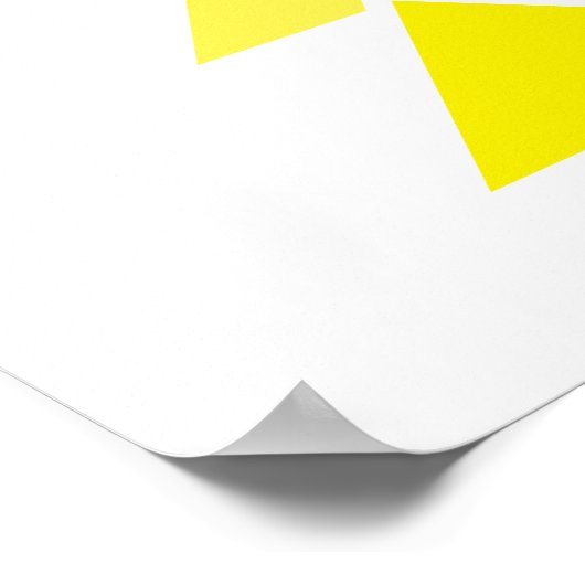 GRAFISCHE DREISKUNST POSTER (Ecke)