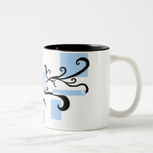 Grafische Druck-Tasse Zweifarbige Tasse