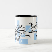 Grafische Druck-Tasse Zweifarbige Tasse (Mittel)