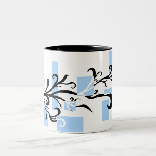 Grafische Druck-Tasse Zweifarbige Tasse (Mittel)