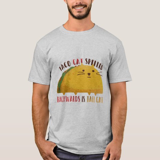 GRAFISCHE einzigartige Geschenkidee TACOCAT für T-Shirt (Vorderseite)