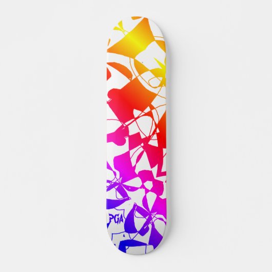 GRAFISCHE FARBEN Skateboard ORIGINAL DESIGN (Vorne)