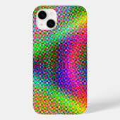 Grafische farbenfrohe, einzigartige Mosaik-Grafikg Case-Mate iPhone Hülle (Rückseite)