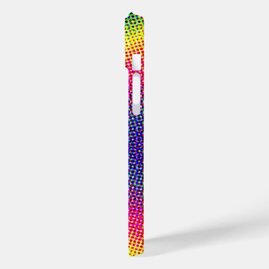 Grafische farbenfrohe, einzigartige Mosaik-Grafikg Case-Mate iPhone Hülle (Rückseite / Links)