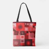 Grafische farbige Liebe zum Shoppen der Tasche (Rückseite)