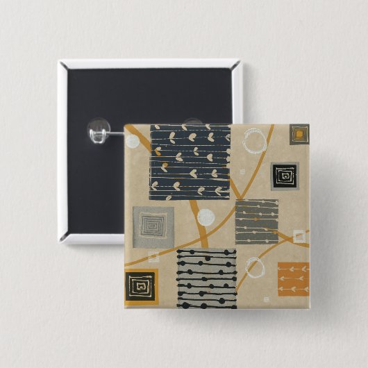 Grafische Fliesen Button (Vorne & Hinten)