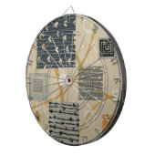 Grafische Fliesen Dartscheibe (Vorderseite rechts)