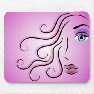 Grafische Frau Mousepad