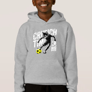 Grafische Fußballkatze - Für Anime-Fans und Gamer Hoodie
