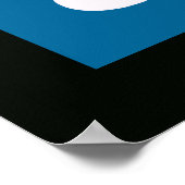 grafische Gestaltung der Musiknote Poster (Ecke)