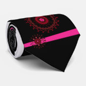 Grafische gewundene gemusterte Krawatte oder Gurt (Gerollt)