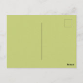 GRAFISCHE GPFLANZE VERTIKALE FARBENFARBIGE POSTKAR POSTKARTE (Rückseite)