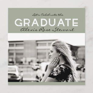 Grafische Graduierungspartei für moderne Architekt Einladung