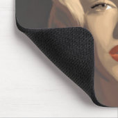 Grafische graue Marilyn Mousepad (Ecke)