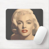 Grafische graue Marilyn Mousepad (Mit Mouse)