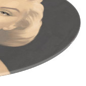 Grafische graue Marilyn Schneidebrett (Ecke)